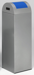 Zeige Details für Wertstoffsammelgerät WSG 85 R Korpus silber, Einwurfklappe enzianblau Bild von Wertstoffsammelgerät WSG 85 R Korpus silber, Einwurfklappe enzianblau