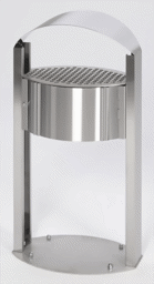 Zeige Details für Ascher Edelstahl mit Schutzdach
 Bild von Ascher Edelstahl mit Schutzdach