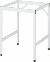 Zeige Details für Arbeitstisch - Grundgestell, B 590 x T 660 x H 780-830 mm, ohne Platte Bild von Arbeitstisch - Grundgestell, B 590 x T 660 x H 780-830 mm, ohne Platte