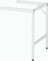 Zeige Details für Arbeitstisch - Anbaugestell, B 560 x T 660 x H 780-830 mm, ohne Platte Bild von Arbeitstisch - Anbaugestell, B 560 x T 660 x H 780-830 mm, ohne Platte