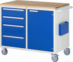 Zeige Details für Montagewagen Modell LL5.20.12, B 1145 x T 650 x H 975 mm, Buche-Top 25 mm Bild von Montagewagen Modell LL5.20.12, B 1145 x T 650 x H 975 mm, Buche-Top 25 mm