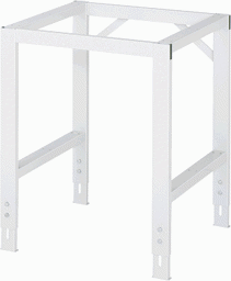 Zeige Details für Arbeitstisch - Grundgestell, B 650 x T 660 x H 740-1060 mm, ohne Platte Bild von Arbeitstisch - Grundgestell, B 650 x T 660 x H 740-1060 mm, ohne Platte