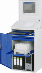 Zeige Details für Computer-Schrank - Modell 61, B 650 x T 520 x H 1770 mm Bild von Computer-Schrank - Modell 61, B 650 x T 520 x H 1770 mm