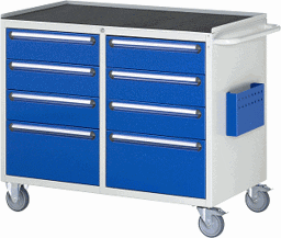 Zeige Details für Montagewagen Modell LL5.3.3, B 1145 x T 650 x H 975mm, Metall-Top 25 mm mit Anti-Rutsch-Matte  Bild von Montagewagen Modell LL5.3.3, B 1145 x T 650 x H 975mm, Metall-Top 25 mm mit Anti-Rutsch-Matte