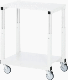 Zeige Details für Tischwagen 500x700x650-1050 mm LxTxH, EGB-Hartlaminat-Arbeitsplatte
 Bild von Tischwagen 500x700x650-1050 mm LxTxH, EGB-Hartlaminat-Arbeitsplatte