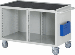 Zeige Details für Montagewagen Modell LL3, B 1145 x T 650 x H 795 mm, Metall-Top 25 mm mit Anti-Rutsch-Matte  Bild von Montagewagen Modell LL3, B 1145 x T 650 x H 795 mm, Metall-Top 25 mm mit Anti-Rutsch-Matte