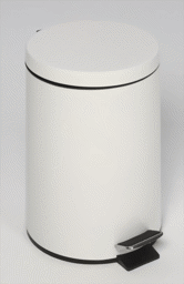 Zeige Details für Tretabfallsammler 20 Liter, weiss
 Bild von Tretabfallsammler 20 Liter, weiss
