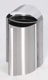 Zeige Details für Abfallsammler Design Edelstahl 50 Liter Inhalt
 Bild von Abfallsammler Design Edelstahl 50 Liter Inhalt