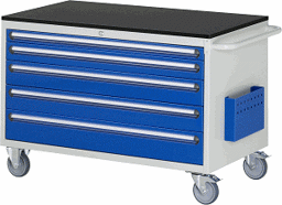 Zeige Details für Montagewagen Modell XXL3.11, B 1145 x T 650 x H 790 mm, Melamin-Top 19 mm Bild von Montagewagen Modell XXL3.11, B 1145 x T 650 x H 790 mm, Melamin-Top 19 mm