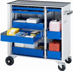 Zeige Details für Werkzeugwagen, B 1025 x T 520 x H 1080 mm Bild von Werkzeugwagen, B 1025 x T 520 x H 1080 mm