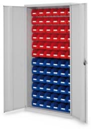 Zeige Details für Schlitzplattenschrank mit Vollblechtüren, 1950x1000x410 mm HxBxT, Modell 54, Korpus RAL 7035 lichtgrau, Türen RAL 7035 lichtgrau Bild von Schlitzplattenschrank mit Vollblechtüren, 1950x1000x410 mm HxBxT, Modell 54, Korpus RAL 7035 lichtgrau, Türen RAL 7035 lichtgrau