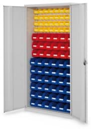 Zeige Details für Schlitzplattenschrank mit Vollblechtüren, 1950x1000x410 mm HxBxT, Modell 55, Korpus RAL 7035 lichtgrau, Türen RAL 7035 lichtgrau Bild von Schlitzplattenschrank mit Vollblechtüren, 1950x1000x410 mm HxBxT, Modell 55, Korpus RAL 7035 lichtgrau, Türen RAL 7035 lichtgrau