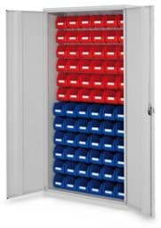 Zeige Details für Schlitzplattenschrank mit Vollblechtüren, 1950x1000x410 mm HxBxT, Modell 52, Korpus RAL 7035 lichtgrau, Türen RAL 7035 lichtgrau Bild von Schlitzplattenschrank mit Vollblechtüren, 1950x1000x410 mm HxBxT, Modell 52, Korpus RAL 7035 lichtgrau, Türen RAL 7035 lichtgrau