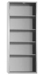 Zeige Details für Ordnungsschrank mit Lagersichtkästen, 1600x690x285 mm HxBxT, Modell 20, RAL 7035 lichtgrau, ohne Lagersichtkästen Bild von Ordnungsschrank mit Lagersichtkästen, 1600x690x285 mm HxBxT, Modell 20, RAL 7035 lichtgrau, ohne Lagersichtkästen