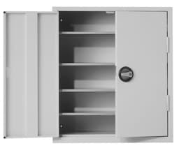 Zeige Details für Ordnungsschränke mit Lagersichtkästen, 780x690x285 mm HxBxT, Modell 11, RAL 7035 lichtgrau, ohne Lagersichtkästen Bild von Ordnungsschränke mit Lagersichtkästen, 780x690x285 mm HxBxT, Modell 11, RAL 7035 lichtgrau, ohne Lagersichtkästen