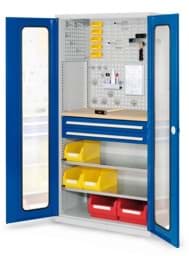 Zeige Details für Schubladenschrank mit Schubladen und Fachböden 1950x1000x600 mm HxBxT Bild von Schubladenschrank mit Schubladen und Fachböden 1950x1000x600 mm HxBxT