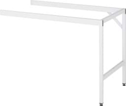 Zeige Details für Arbeitstisch - Anbaugestell, B 1310 x T 860 x H 780-830 mm, ohne Platte Bild von Arbeitstisch - Anbaugestell, B 1310 x T 860 x H 780-830 mm, ohne Platte