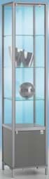 Zeige Details für Säulenvitrine 1860x400x400 mm HxBxT Bild von Säulenvitrine 1860x400x400 mm HxBxT