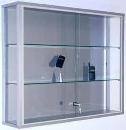 Zeige Details für Wandvitrine 590x800x120 mm HxBxT Bild von Wandvitrine 590x800x120 mm HxBxT