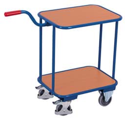 Zeige Details für Griffroller 940x455x910 mm BxTxH, 2 Ladeflächen Bild von Griffroller 940x455x910 mm BxTxH, 2 Ladeflächen