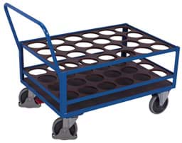 Zeige Details für Stahlflaschenwagen div. Flaschen Bild von Stahlflaschenwagen div. Flaschen