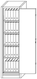 Zeige Details für Aktenschrank PRIO 90, 1964x576x491 mm HxBxT, 90 Minuten feuerresistent Bild von Aktenschrank PRIO 90, 1964x576x491 mm HxBxT, 90 Minuten feuerresistent