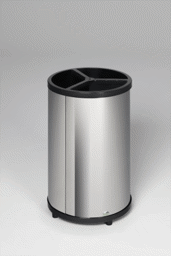 Zeige Details für Wertstoffstation 3-fach ohne Dach für 60 Liter Abfallsäcke
 Bild von Wertstoffstation 3-fach ohne Dach für 60 Liter Abfallsäcke