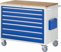 Zeige Details für Montagewagen Modell XXL5.17, B 1145 x T 650 x H 975 mm, Buche-Top 25 mm Bild von Montagewagen Modell XXL5.17, B 1145 x T 650 x H 975 mm, Buche-Top 25 mm