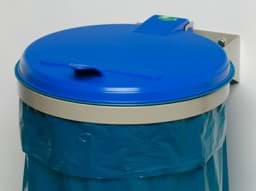 Zeige Details für WS mit Wandhalterung, Deckelfarbe: Blau, für 110 L Säcke Bild von WS mit Wandhalterung, Deckelfarbe: Blau, für 110 L Säcke