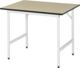 Zeige Details für Arbeitstisch, B 1000 x T 800 x H 800-850 mm, MDF-Platte 22 mm Bild von Arbeitstisch, B 1000 x T 800 x H 800-850 mm, MDF-Platte 22 mm