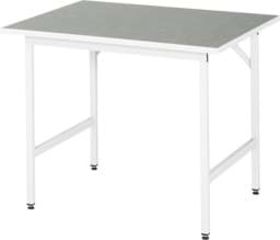 Zeige Details für Arbeitstisch, B 1000 x T 800 x H 800-850 mm, Linoleum-/Universal-Platte 25 mm Bild von Arbeitstisch, B 1000 x T 800 x H 800-850 mm, Linoleum-/Universal-Platte 25 mm