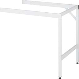 Zeige Details für Arbeitstisch - Anbaugestell, B 810 x T 660 x H 780-830 mm, ohne Platte Bild von Arbeitstisch - Anbaugestell, B 810 x T 660 x H 780-830 mm, ohne Platte