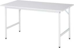 Zeige Details für Arbeitstisch, B 1500 x T 800 x H 800-850 mm, Melaminbeschichtete-Platte 22 mm Bild von Arbeitstisch, B 1500 x T 800 x H 800-850 mm, Melaminbeschichtete-Platte 22 mm