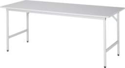 Zeige Details für Arbeitstisch, B 2000 x T 800 x H 800-850 mm, EGB-Melaminbeschichtete-Platte 28 mm Bild von Arbeitstisch, B 2000 x T 800 x H 800-850 mm, EGB-Melaminbeschichtete-Platte 28 mm