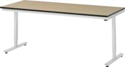 Zeige Details für Arbeitstisch 2000x800x720-1120 mm BxTxH mit MDF-Platte 22 mm Bild von Arbeitstisch 2000x800x720-1120 mm BxTxH mit MDF-Platte 22 mm