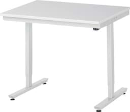 Zeige Details für Arbeitstisch 1000x800x720-1120 mm BxTxH mit Melamin-Platte 22 mm Bild von Arbeitstisch 1000x800x720-1120 mm BxTxH mit Melamin-Platte 22 mm