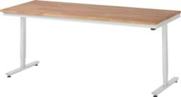 Zeige Details für Arbeitstisch 2000x800x720-1120 mm BxTxH mit Buche-Massiv-Platte 25 mm Bild von Arbeitstisch 2000x800x720-1120 mm BxTxH mit Buche-Massiv-Platte 25 mm