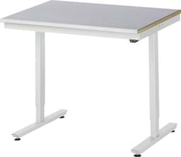 Zeige Details für Arbeitstisch 1000x800x720-1120 mm BxTxH mit Stahlblechbelag-Platte 25 mm (Stahlblechauflage 1.5 mm verzinkt) Bild von Arbeitstisch 1000x800x720-1120 mm BxTxH mit Stahlblechbelag-Platte 25 mm (Stahlblechauflage 1.5 mm verzinkt)