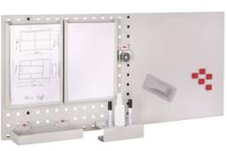 Zeige Details für Office Set 4, 1 x Loch-/Magnetplatte RAL 7035 lichtgrau Bild von Office Set 4, 1 x Loch-/Magnetplatte RAL 7035 lichtgrau