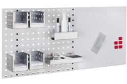 Zeige Details für Office Set 3, 1 x Loch-/Magnetplatte RAL 7035 lichtgrau Bild von Office Set 3, 1 x Loch-/Magnetplatte RAL 7035 lichtgrau
