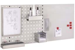 Zeige Details für Office Set 1, 1 x Loch-/Magnetplatte RAL 7035 lichtgrau Bild von Office Set 1, 1 x Loch-/Magnetplatte RAL 7035 lichtgrau