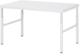 Zeige Details für Basis-Arbeitstisch 1500x900x650-1000 mm LxTxH, Melaminarbeitsplatte Bild von Basis-Arbeitstisch 1500x900x650-1000 mm LxTxH, Melaminarbeitsplatte