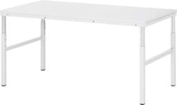 Zeige Details für Basis-Arbeitstisch 1800x900x650-1000 mm LxTxH, EGB-Melaminarbeitsplatte Bild von Basis-Arbeitstisch 1800x900x650-1000 mm LxTxH, EGB-Melaminarbeitsplatte