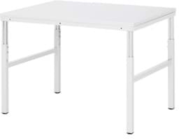 Zeige Details für Basis-Arbeitstisch 1200x900x650-1000 mm LxTxH, ohne Tischplatte Bild von Basis-Arbeitstisch 1200x900x650-1000 mm LxTxH, ohne Tischplatte