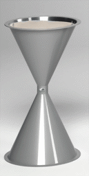 Zeige Details für Standascher Kunststoff, für Hallen, Flure, Foyers und Warteräume, silber ohne Dach Bild von Standascher Kunststoff, für Hallen, Flure, Foyers und Warteräume, silber ohne Dach