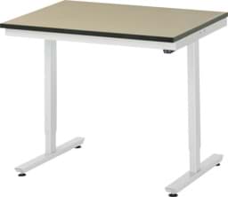 Zeige Details für Arbeitstisch 1000x800x720-1120 mm BxTxH mit MDF-Platte 22 mm Bild von Arbeitstisch 1000x800x720-1120 mm BxTxH mit MDF-Platte 22 mm