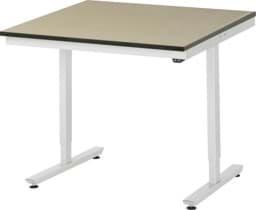 Zeige Details für Arbeitstisch 1000x1000x720-1120 mm BxTxH mit MDF-Platte 22 mm Bild von Arbeitstisch 1000x1000x720-1120 mm BxTxH mit MDF-Platte 22 mm