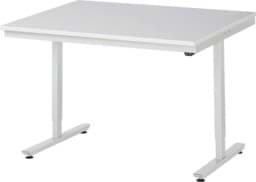 Zeige Details für Arbeitstisch 1250x1000x720-1120 mm BxTxH mit Melamin-Platte 22 mm Bild von Arbeitstisch 1250x1000x720-1120 mm BxTxH mit Melamin-Platte 22 mm