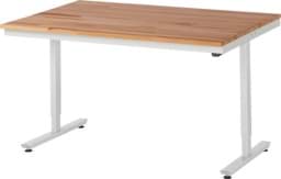 Zeige Details für Arbeitstisch 1500x1000x720-1120 mm BxTxH mit Buche-Massiv-Platte 25 mm Bild von Arbeitstisch 1500x1000x720-1120 mm BxTxH mit Buche-Massiv-Platte 25 mm