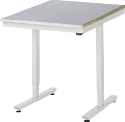 Zeige Details für Arbeitstisch 750x1000x720-1120 mm BxTxH mit Stahlblechbelag-Platte 25 mm (Stahlblechauflage 1.5 mm verzinkt) Bild von Arbeitstisch 750x1000x720-1120 mm BxTxH mit Stahlblechbelag-Platte 25 mm (Stahlblechauflage 1.5 mm verzinkt)